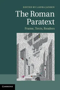 The Roman Paratext_cover