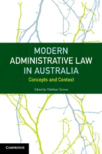 Modern Administrative Law in Australia_cover