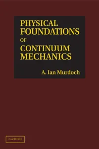 Physical Foundations of Continuum Mechanics_cover