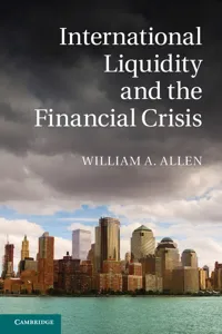 International Liquidity and the Financial Crisis_cover