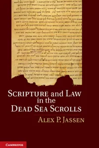 Scripture and Law in the Dead Sea Scrolls_cover