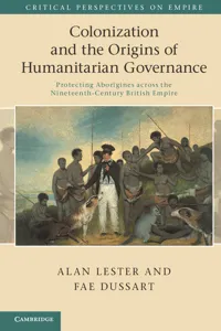 Colonization and the Origins of Humanitarian Governance_cover