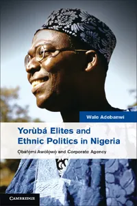 Yorùbá Elites and Ethnic Politics in Nigeria_cover