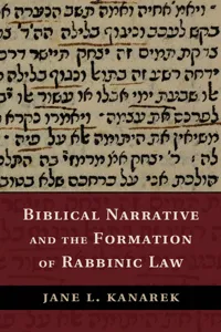 Biblical Narrative and the Formation of Rabbinic Law_cover