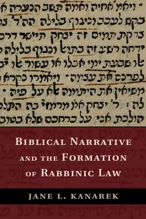 Biblical Narrative and the Formation of Rabbinic Law