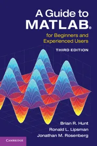 A Guide to MATLAB®_cover