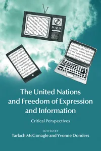 The United Nations and Freedom of Expression and Information_cover