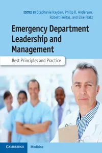 Emergency Department Leadership and Management_cover