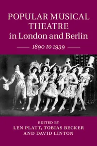 Popular Musical Theatre in London and Berlin_cover