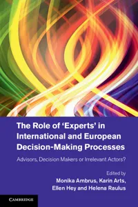 The Role of 'Experts' in International and European Decision-Making Processes_cover