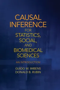 Causal Inference for Statistics, Social, and Biomedical Sciences_cover