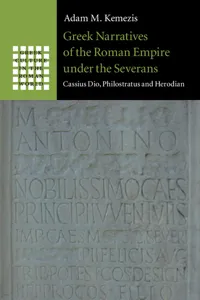 Greek Narratives of the Roman Empire under the Severans_cover