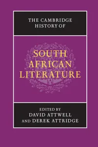 The Cambridge History of South African Literature_cover