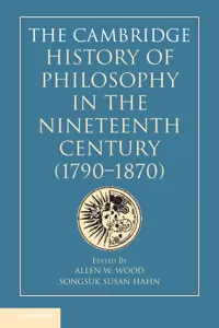 The Cambridge History of Philosophy in the Nineteenth Century_cover