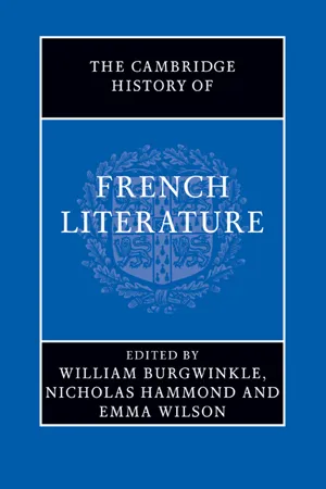 The Cambridge History of French Literature