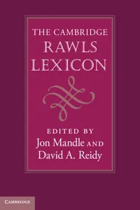 The Cambridge Rawls Lexicon_cover