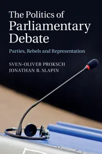 The Politics of Parliamentary Debate_cover