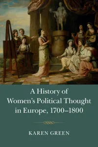 A History of Women's Political Thought in Europe, 1700–1800_cover