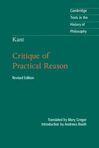 Kant: Critique of Practical Reason_cover