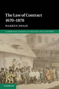 The Law of Contract 1670–1870_cover