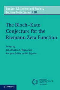 The Bloch–Kato Conjecture for the Riemann Zeta Function_cover