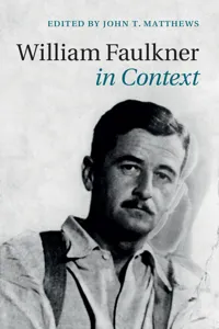 William Faulkner in Context_cover