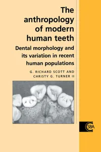 The Anthropology of Modern Human Teeth_cover