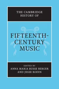 The Cambridge History of Fifteenth-Century Music_cover