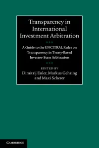 Transparency in International Investment Arbitration_cover