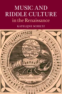 Music and Riddle Culture in the Renaissance_cover