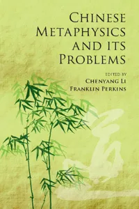 Chinese Metaphysics and its Problems_cover