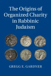 The Origins of Organized Charity in Rabbinic Judaism_cover