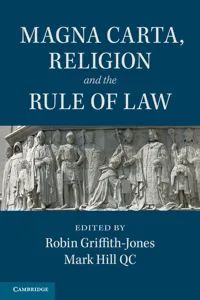 Magna Carta, Religion and the Rule of Law_cover