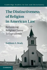 The Distinctiveness of Religion in American Law_cover