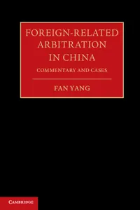 Foreign-Related Arbitration in China_cover