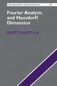 Fourier Analysis and Hausdorff Dimension_cover