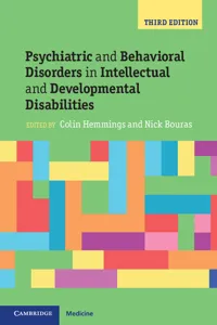 Psychiatric and Behavioral Disorders in Intellectual and Developmental Disabilities_cover