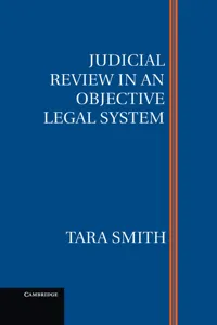 Judicial Review in an Objective Legal System_cover