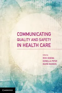 Communicating Quality and Safety in Health Care_cover