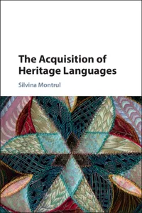 The Acquisition of Heritage Languages_cover