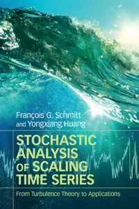 Stochastic Analysis of Scaling Time Series_cover