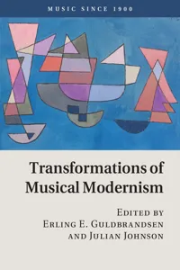 Transformations of Musical Modernism_cover