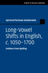 Long-Vowel Shifts in English, c.1050–1700_cover