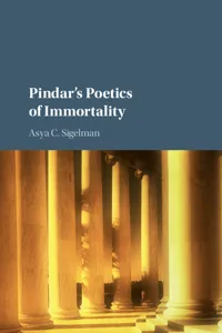 Pindar's Poetics of Immortality_cover