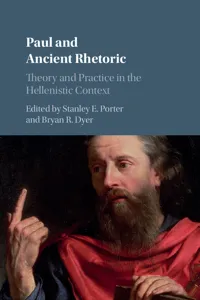 Paul and Ancient Rhetoric_cover