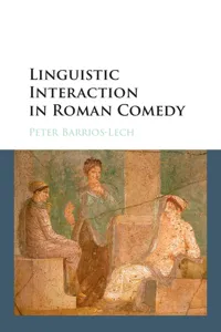 Linguistic Interaction in Roman Comedy_cover