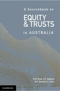 A Sourcebook on Equity and Trusts in Australia_cover