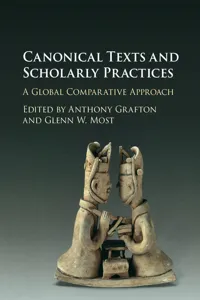 Canonical Texts and Scholarly Practices_cover