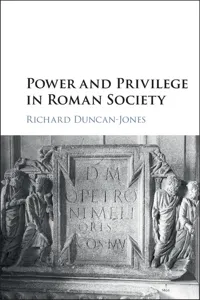 Power and Privilege in Roman Society_cover