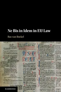 Ne Bis in Idem in EU Law_cover